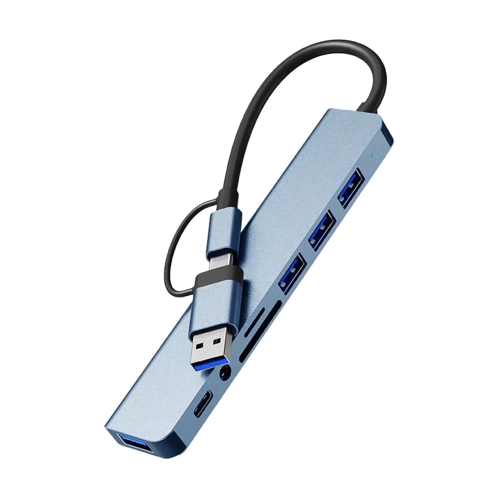 8-in-1 USB Hub Docking Station